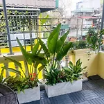 Sunny Garden Balcony In Old Quarter, Free Laundry, Free Water