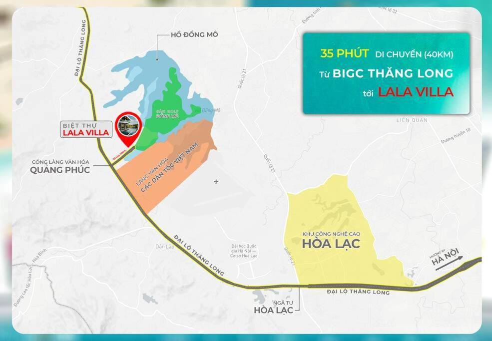 Lala Ba Vi 1.000m² - View Ho, Be Boi Rieng * Hanoi
