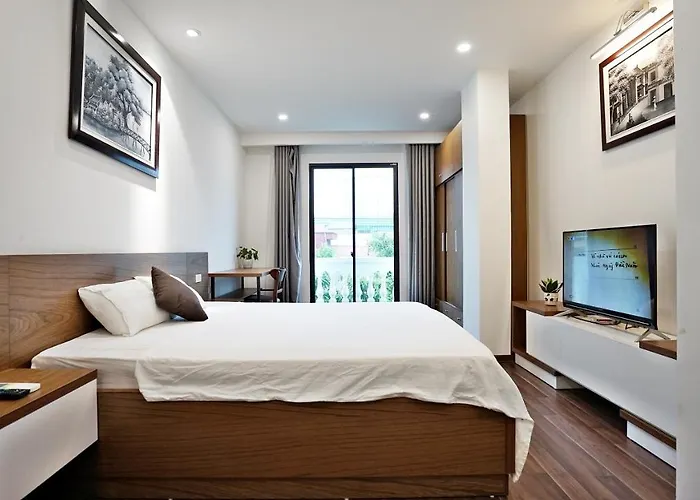 Cl•Charming Studio Apt•Balcony/Laundry•Van Mieu