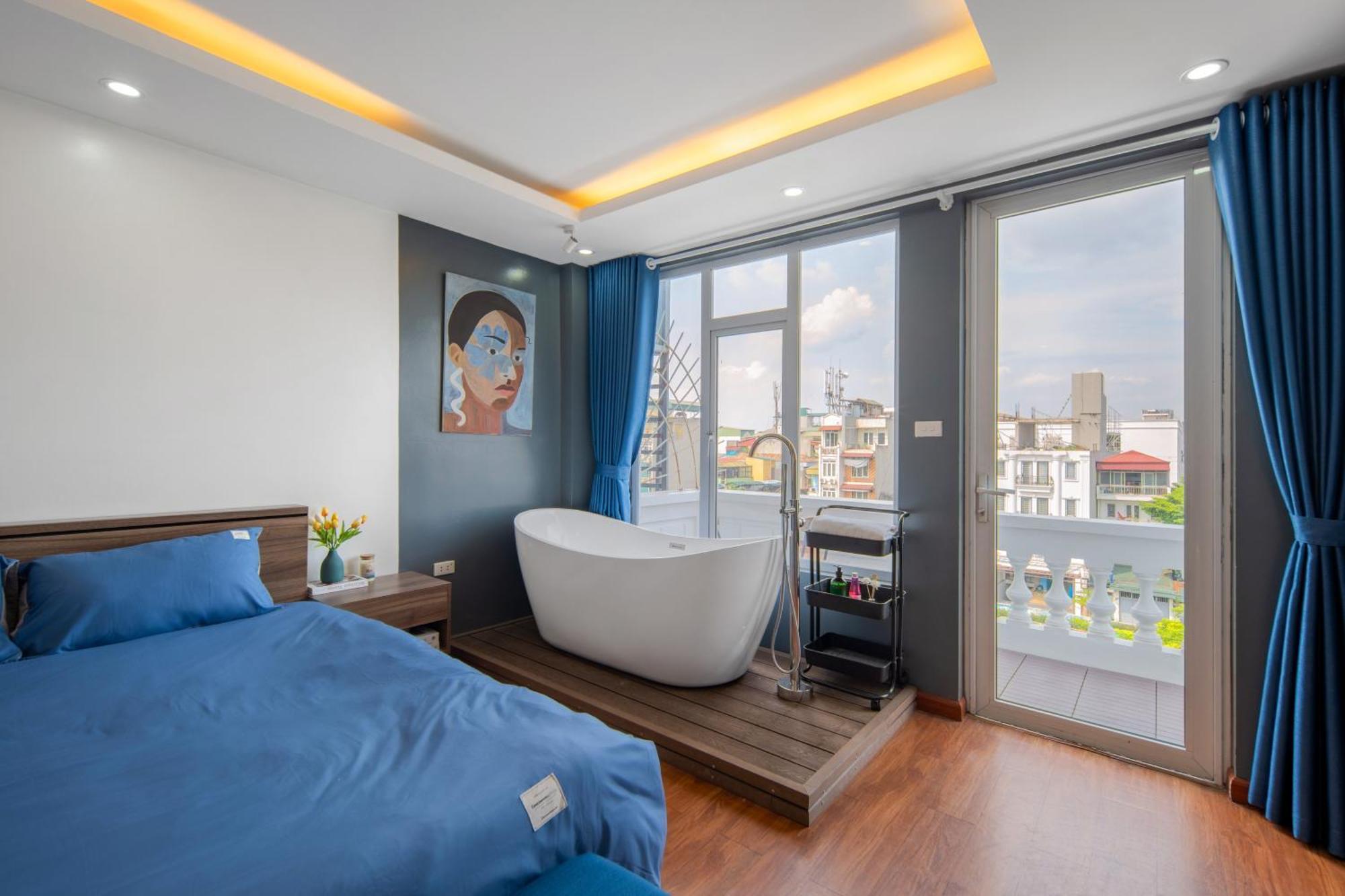 Holly's Elegance Retreat With Bathtub In Old Quarter Pangsapuri Hanoi