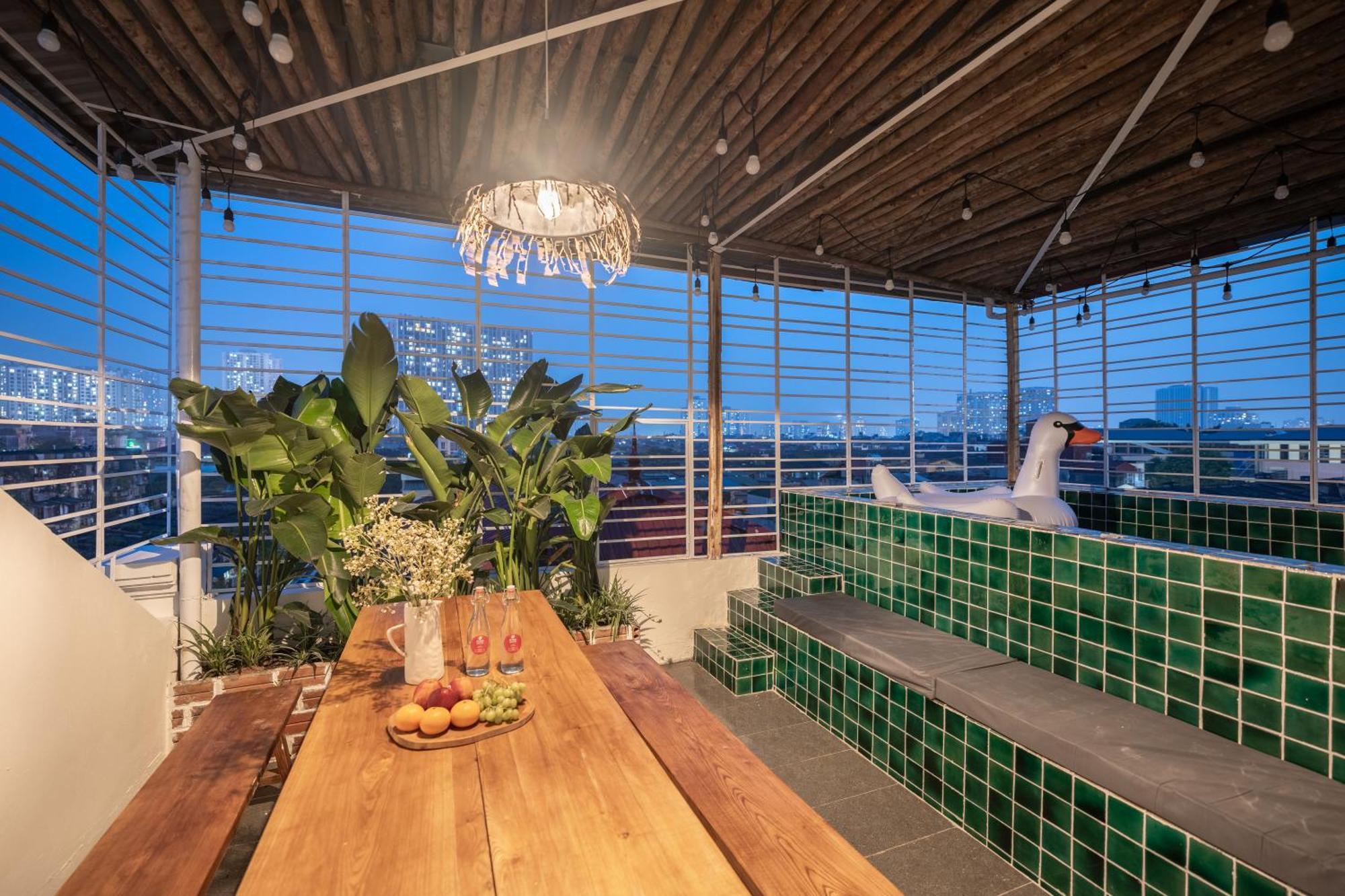 La In Heart Of Hanoi-rooftop Jacuzzi-shuttle Included Apartment Hanoi