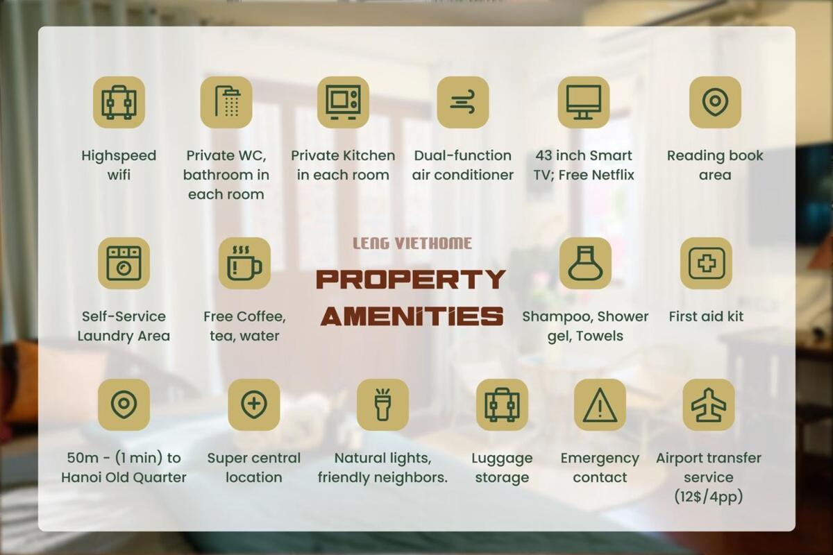Apartment Leng Viethome 4 500m To Hoan Kiem Hanoi