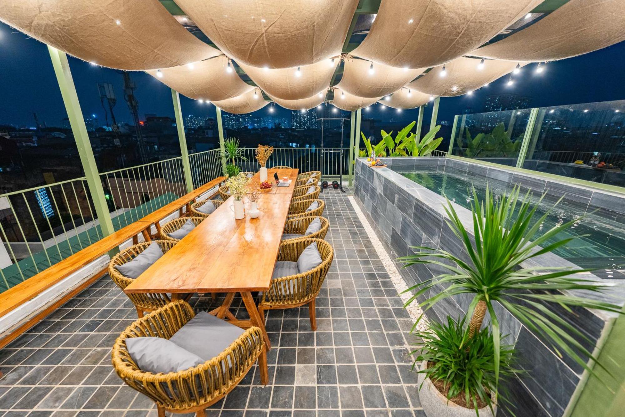 Apartamento Deluxe In Centre Hanoi-100m2 Rooftop For Group