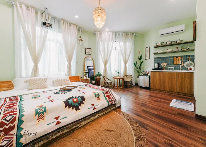 Miacasahanoi - King Bed - Free Laundry - Netflix & Rooftop Chill