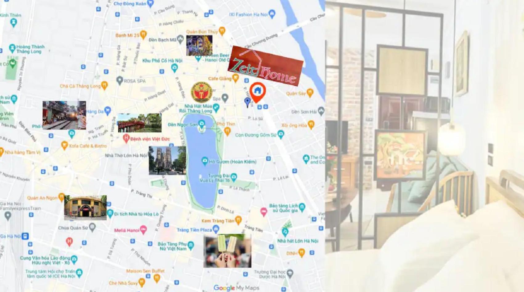 Apartment Amazing View, Natural Light, 3' To Hoan Kiem Lake, Free Wifi, Netflix, 2 Beds, 1 Toilet-2 Showers